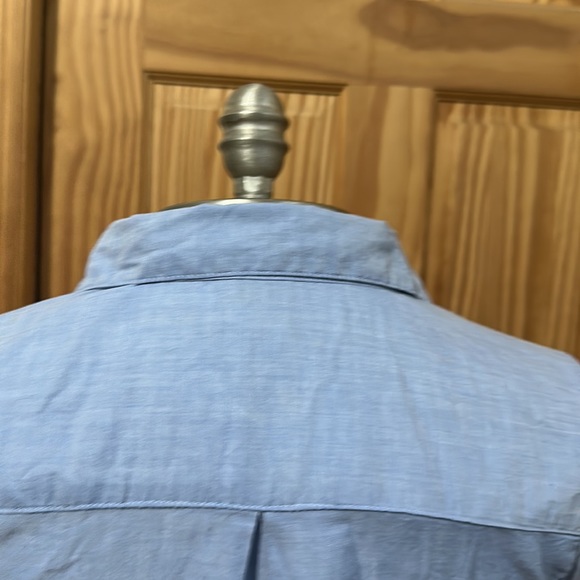 PROTOTYPE 6 BUTTON DOWN BLUE BLOUSE WORN ONCE - Picture 11 of 12